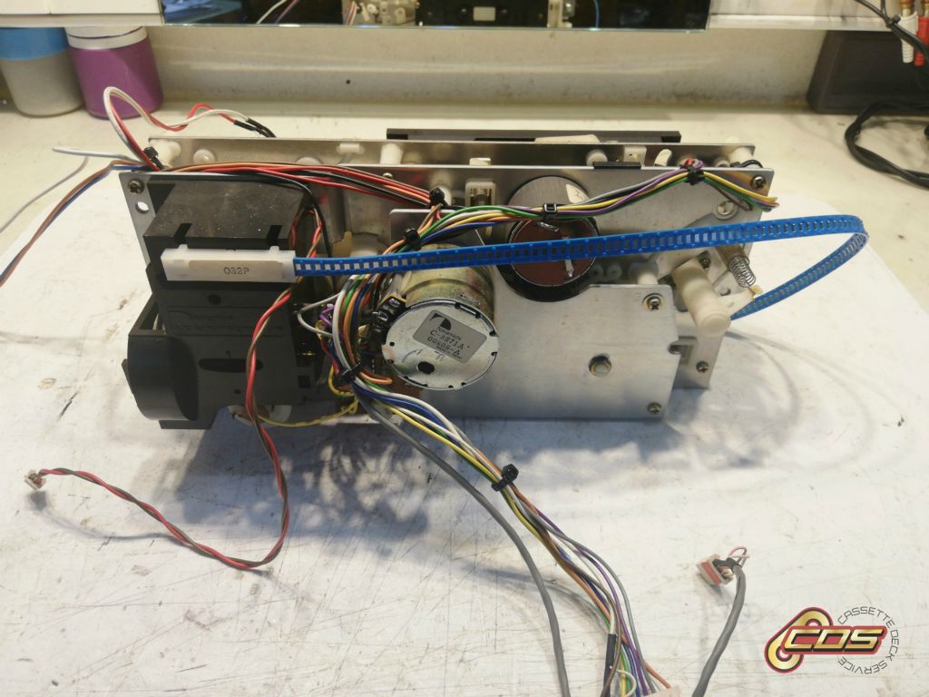 Nakamichi 1000ZXL - transport mechanism before cleaning