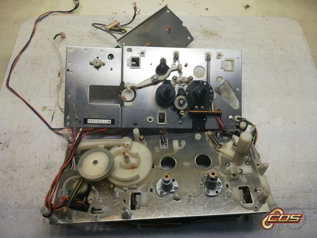 Nakamichi 1000ZXL - cleaning old grease from mechanism