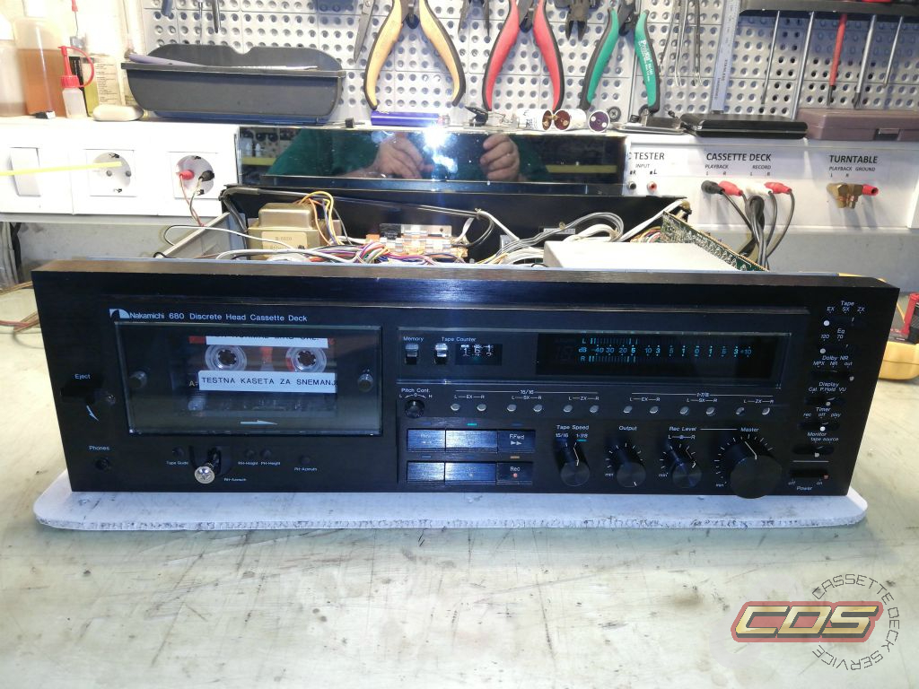 Platine Cassette Nakamichi 680 - Révisée - En L'état Ou Pour Pièces - Fabriquée Au Japon