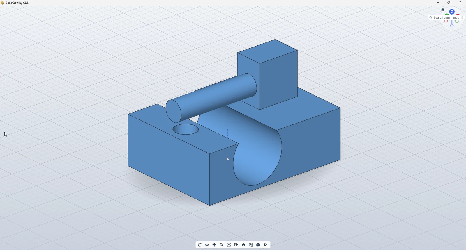 SolidCraft by CDS: main window with the 3D model